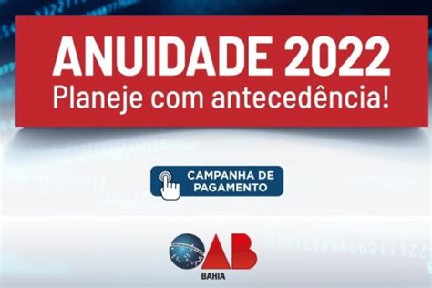 anuidade oab ba 2022